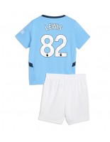 Manchester City Rico Lewis #82 Kotipaita Lasten 2024-25 Lyhythihainen (+ shortsit)